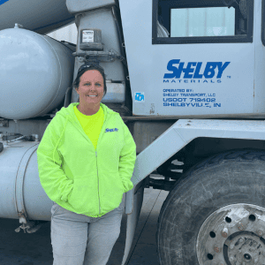 Female Ready-Mix Driver Sam