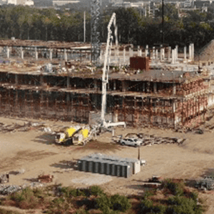 Concrete Pumping at the Elanco HQ Construction Project in Indianapolis